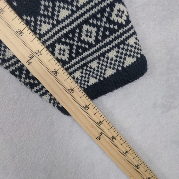 Crystal Kobe Cardigan Sweater Women Large Blue Fair Isle Vtg Preppy Old Money - Picture 6 of 11